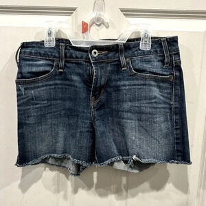 Levi’s Mid Length Denim Shorts Womens 6 Medium Blue‎